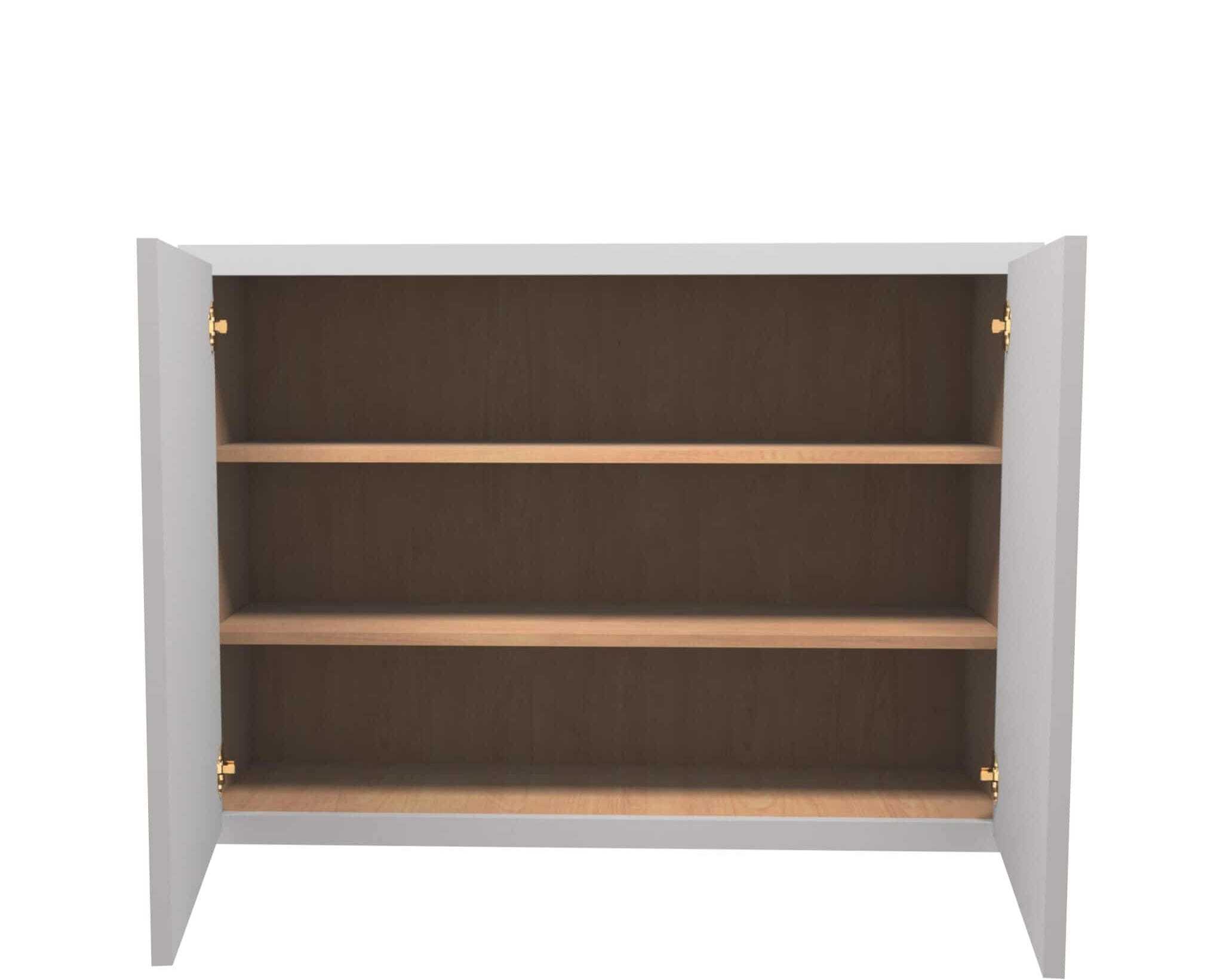 Lite Gray Shaker Wall Cabinet 42