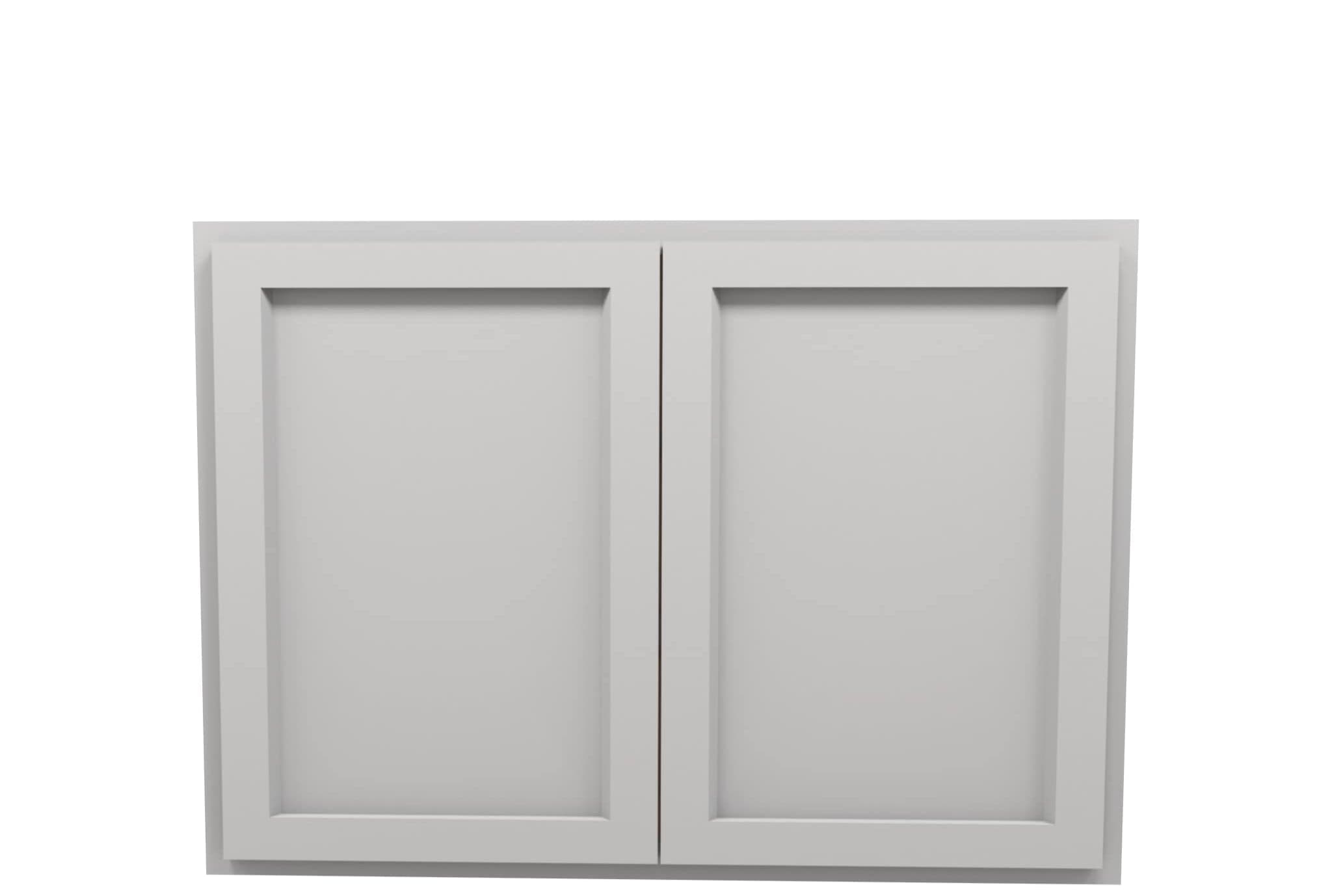 Lite Gray Shaker Wall Cabinet 42
