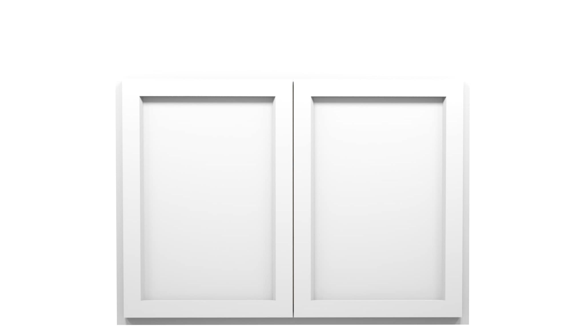 White Shaker Wall Cabinet 42