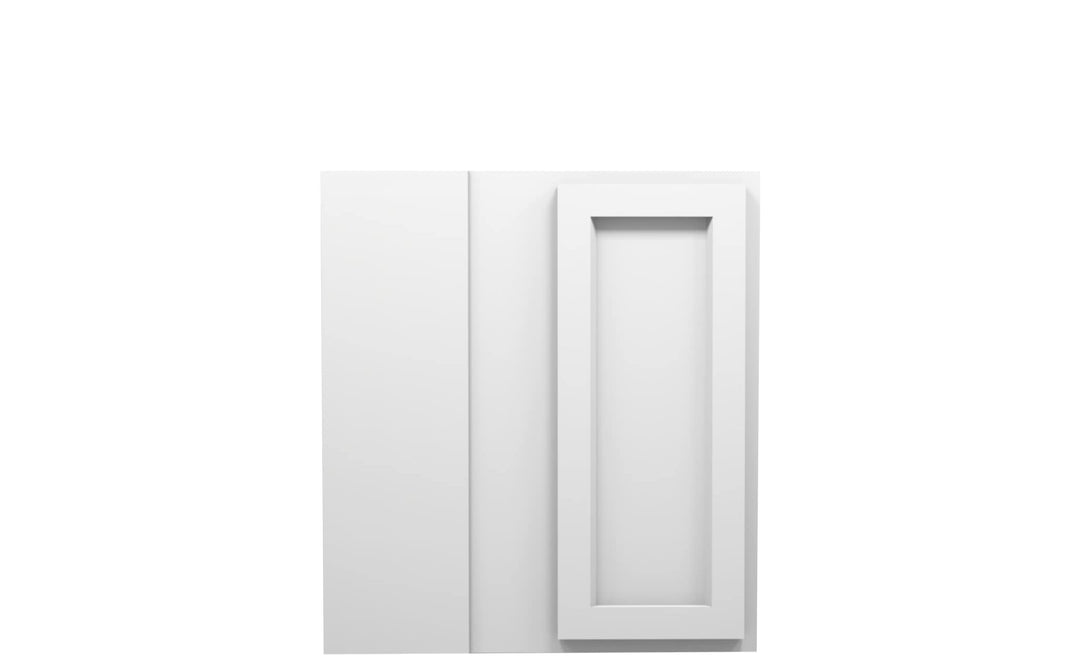 American Made Shaker RTA WBC2730 Wall Blind Corner Cabinet - White - American Made Cabinets