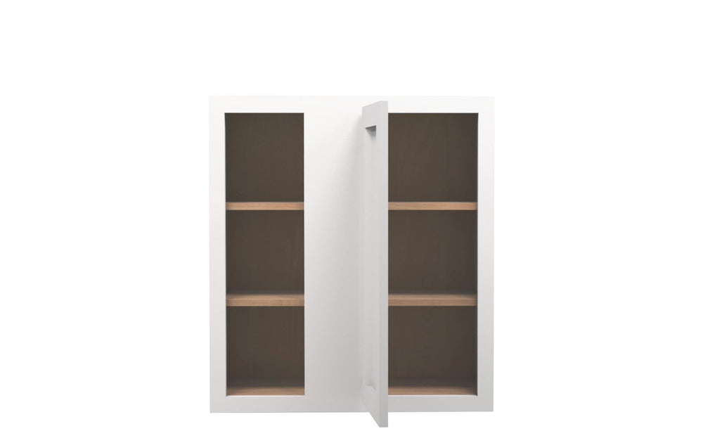 American Made Shaker RTA WBC2730 Wall Blind Corner Cabinet - White - American Made Cabinets