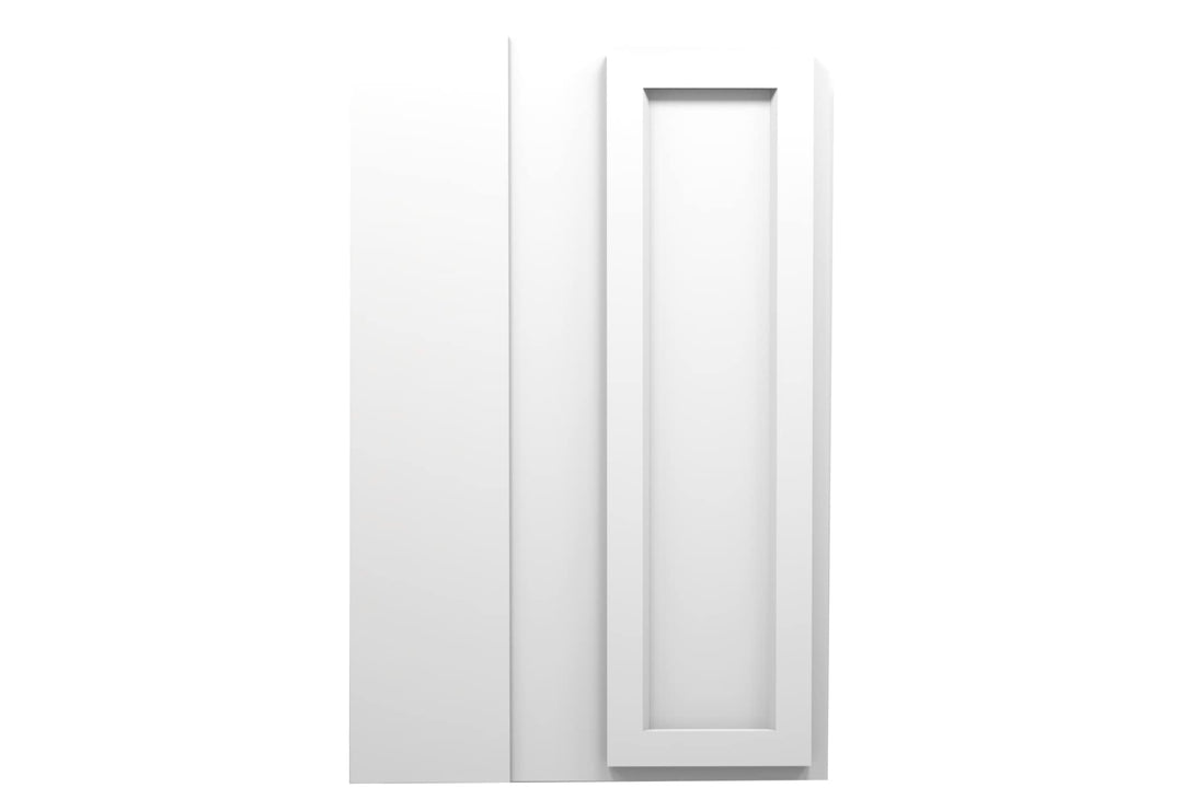 American Made Shaker RTA WBC2742 Wall Blind Corner Cabinet - White - American Made Cabinets